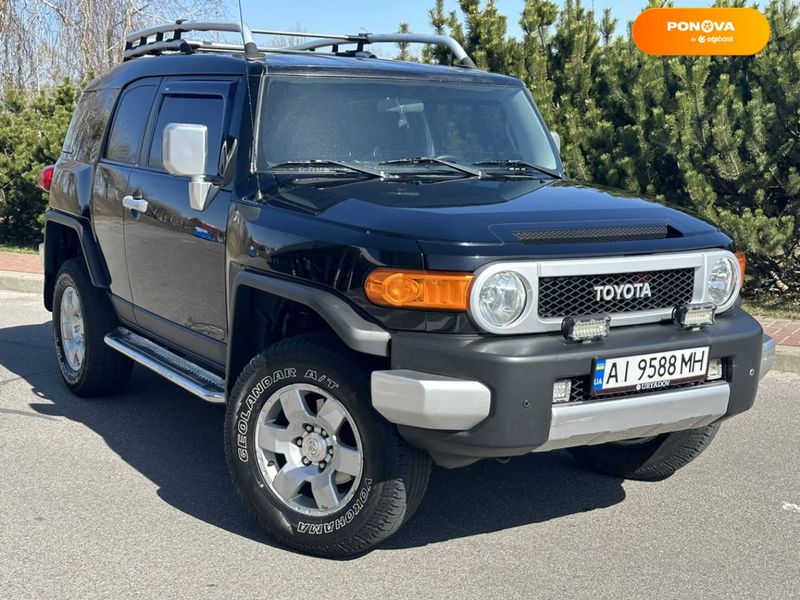 Toyota FJ Cruiser, 2008, Газ пропан-бутан / Бензин, 4 л., 187 тыс. км, Внедорожник / Кроссовер, Чорный, Киев 31697 фото