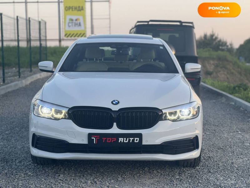 BMW 5 Series, 2019, Бензин, 2 л., 96 тис. км, Седан, Білий, Львів 44778 фото