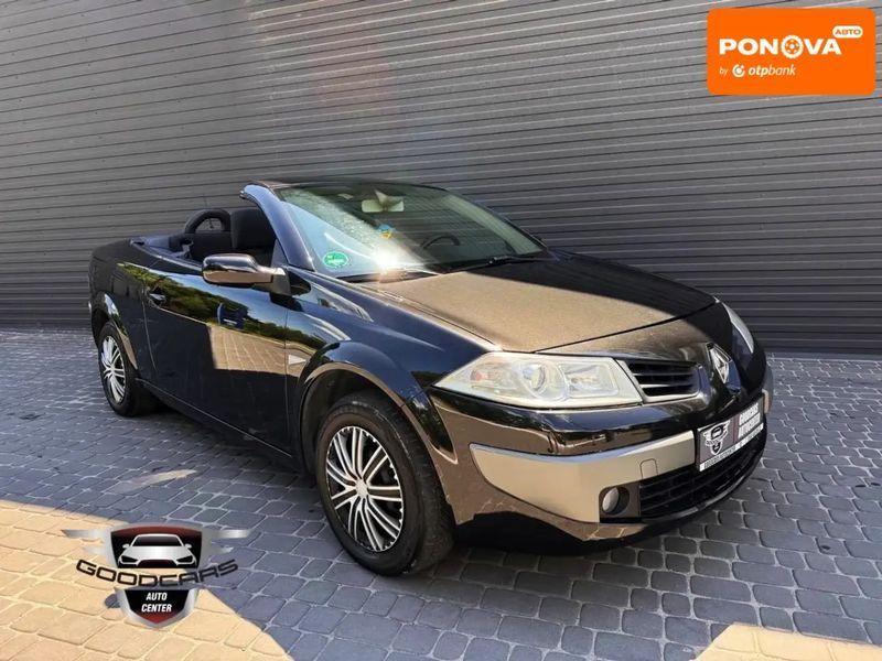 Renault Megane, 2006 р., Бензин, 245 тис. км, Кабріолет, Чорний, Кам'янське (Дніпродзержинськ) AT-10400244 фото