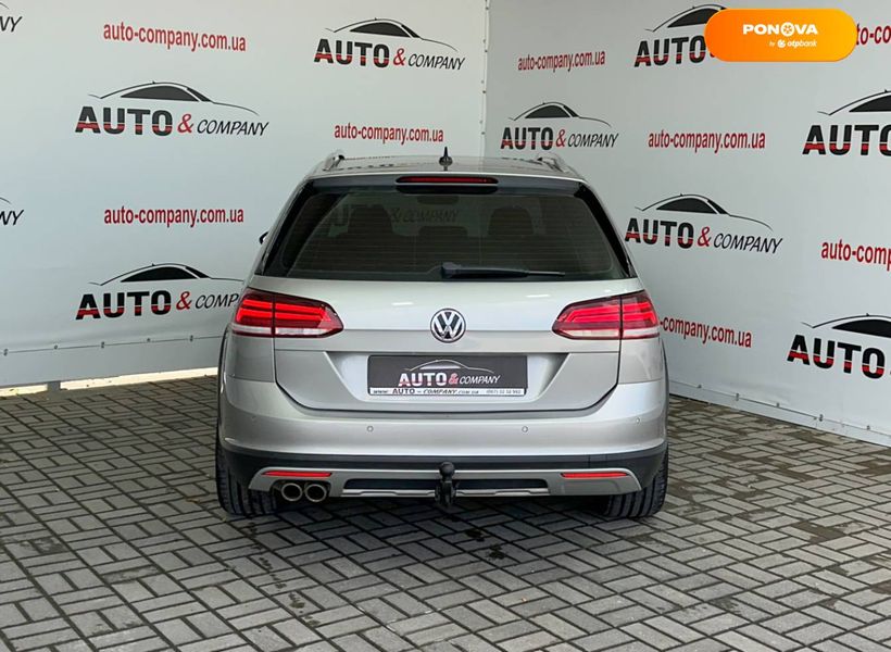Volkswagen Golf Alltrack, 2018, Дизель, 2 л., 196 тис. км, Універсал, Сірий, Львів 110031 фото