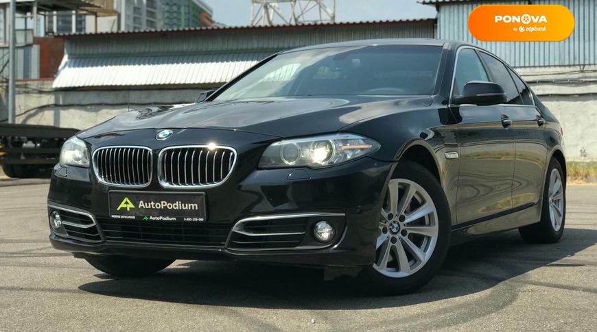 BMW 5 Series, 2016, Бензин, 2 л., 126 тыс. км, Седан, Чорный, Киев 109875 фото