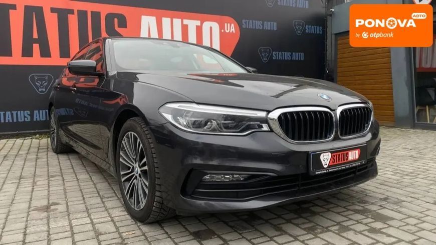 BMW 5 Series, 2017 р., Дизель, 164 тис. км, Седан, Сірий, Вінниця AT-10407382 фото