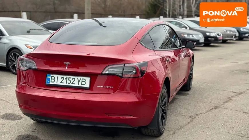 Tesla Model 3, 2021 г., Електро, 56 тыс. км, Седан, Красный, Полтава AT-10412083 фото