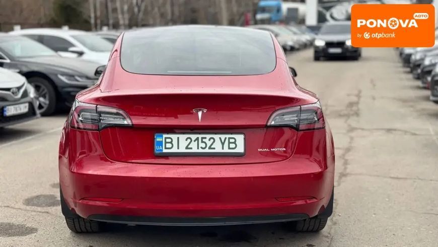 Tesla Model 3, 2021 г., Електро, 56 тыс. км, Седан, Красный, Полтава AT-10412083 фото