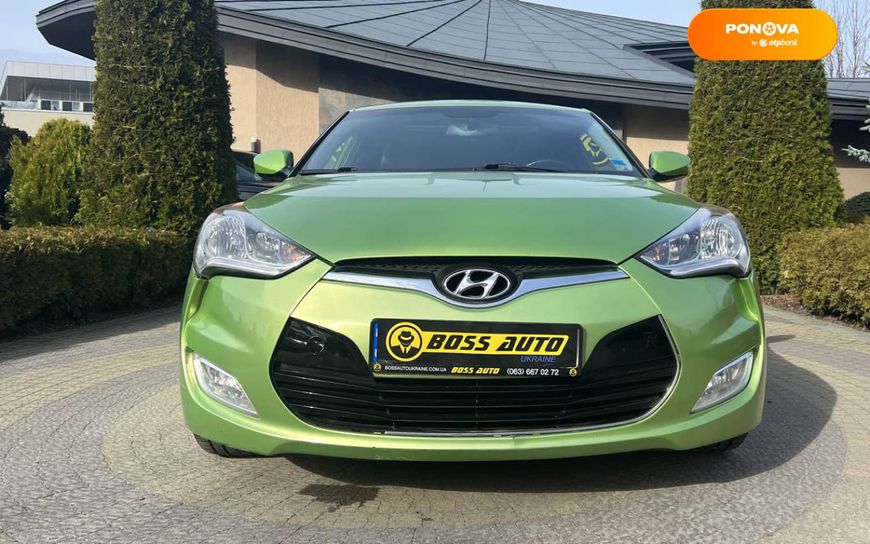 Hyundai Veloster, 2011, Бензин, 1.59 л., 72 тис. км, Хетчбек, Зелений, Львів 21685 фото