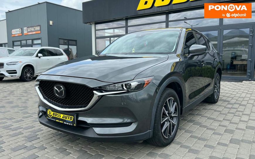 Mazda CX-5, 2017, Бензин, 2.49 л., 86 тис. км, Позашляховик / Кросовер, Сірий, Мукачево 46482 фото