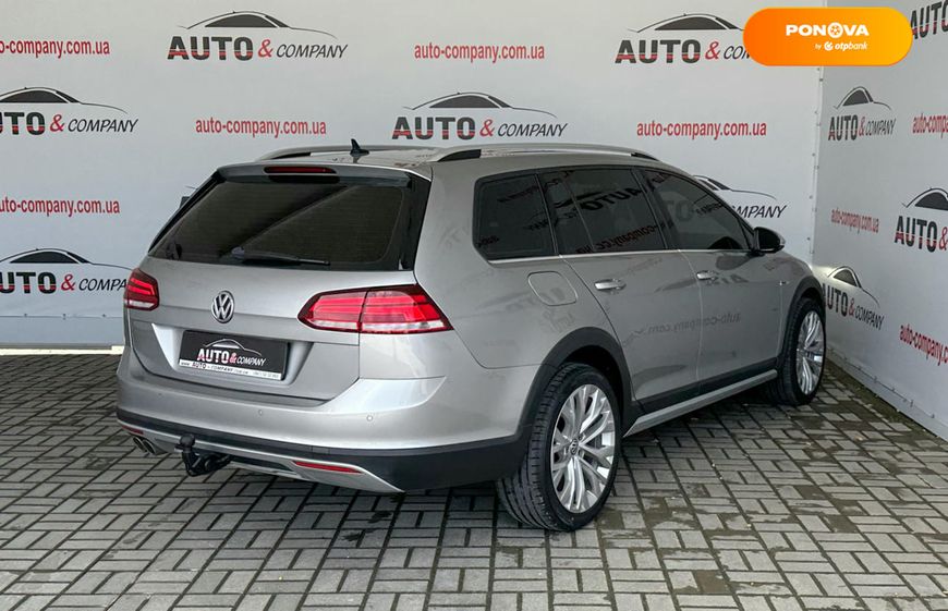 Volkswagen Golf Alltrack, 2018, Дизель, 2 л., 196 тис. км, Універсал, Сірий, Львів 110031 фото