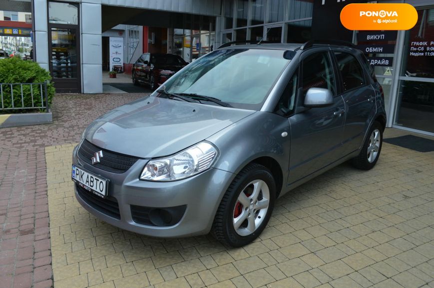 Suzuki SX4, 2008, Бензин, 1.6 л., 213 тис. км, Хетчбек, Сірий, Львів 109961 фото