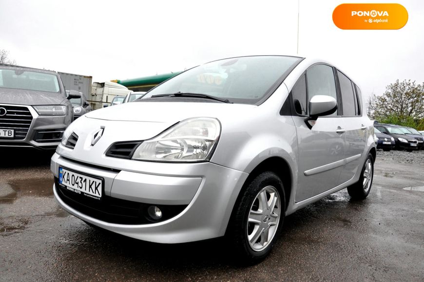 Renault Modus, 2008, Газ пропан-бутан / Бензин, 1.6 л., 274 тис. км, Хетчбек, Сірий, Львів 36475 фото