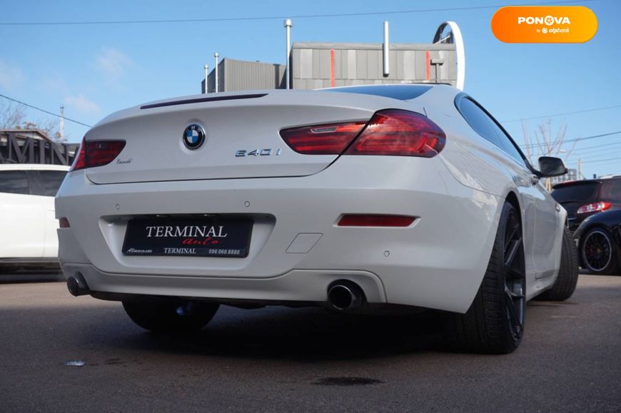BMW 6 Series, 2012, Бензин, 2.98 л., 90 тыс. км, Купе, Белый, Одесса 28254 фото