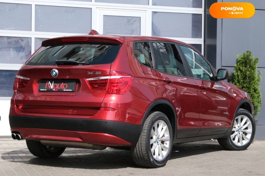 BMW X3, 2014, Бензин, 2 л., 162 тис. км, Позашляховик / Кросовер, Червоний, Одеса 36828 фото