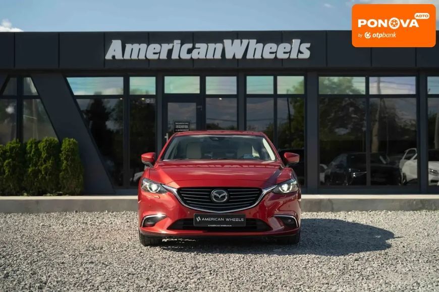 Mazda 6, 2017 р., Бензин, 148 тис. км, Седан, Червоний, Чернівці AT-10417837 фото