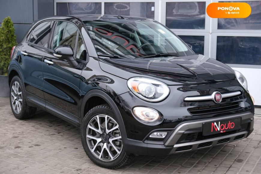 Fiat 500X, 2015, Бензин, 2.4 л., 100 тис. км, Позашляховик / Кросовер, Чорний, Одеса 25542 фото