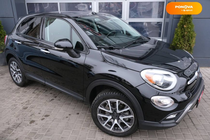 Fiat 500X, 2015, Бензин, 2.4 л., 100 тис. км, Позашляховик / Кросовер, Чорний, Одеса 25542 фото