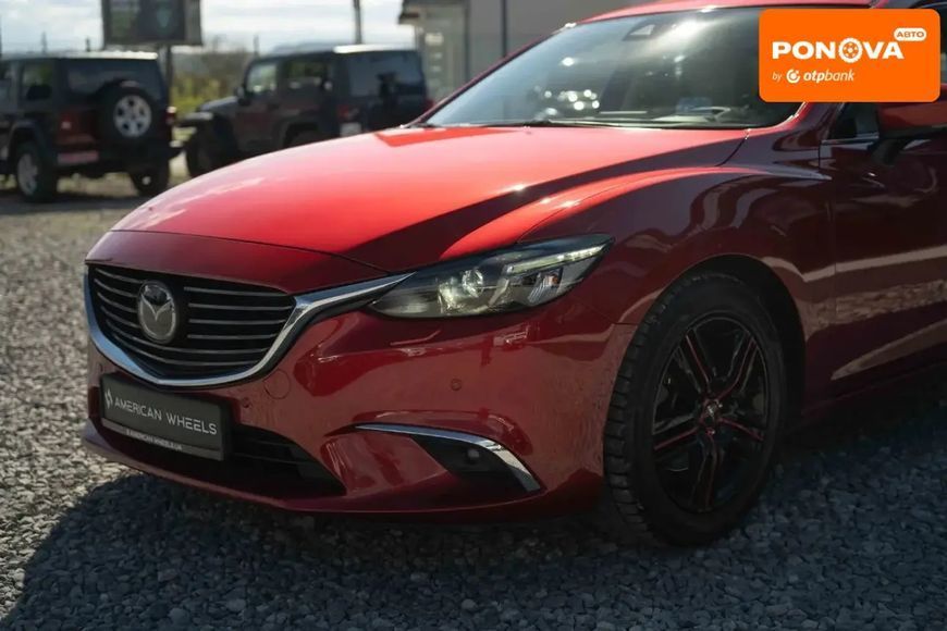 Mazda 6, 2017 р., Бензин, 148 тис. км, Седан, Червоний, Чернівці AT-10417837 фото
