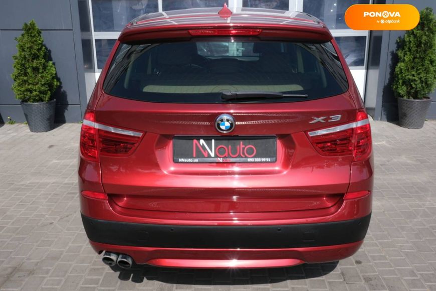 BMW X3, 2014, Бензин, 2 л., 162 тис. км, Позашляховик / Кросовер, Червоний, Одеса 36828 фото