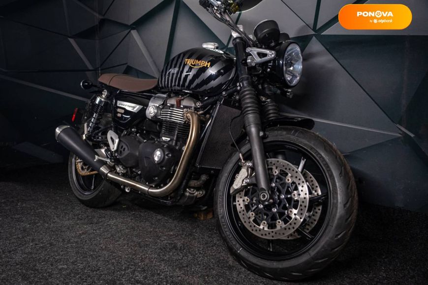 Triumph Speed Twin, 2018, Бензин, 1200 см³, 1 тыс. км, Мотоцикл Классік, Чорный, Киев moto-37946 фото