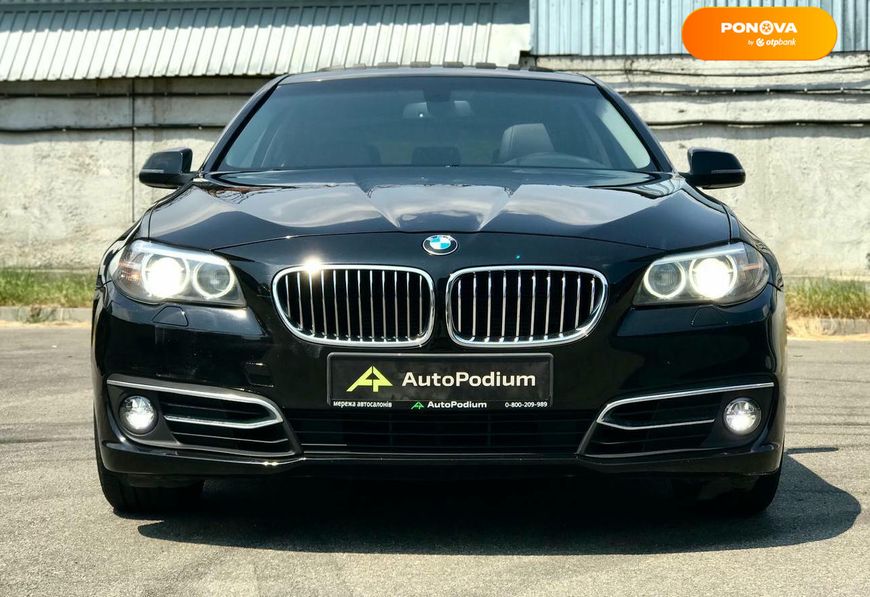 BMW 5 Series, 2016, Бензин, 2 л., 126 тыс. км, Седан, Чорный, Киев 109875 фото