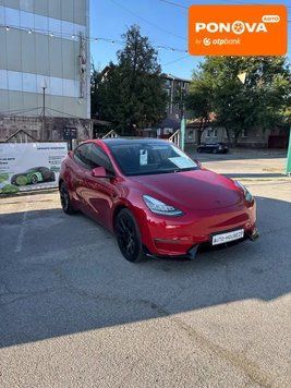 Tesla Model Y, 2020 р., Електро, 65 тис. км, Позашляховик / Кросовер, Червоний, Запоріжжя AT-10428084 фото