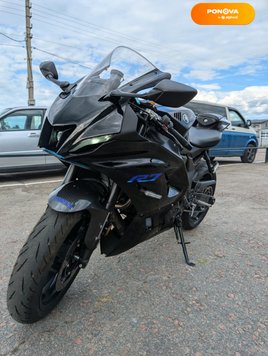 Yamaha R7, 2023, Бензин, 700 см³, 1 тис. км, Спортбайк, Чорний, Київ moto-112695 фото