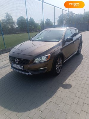 Volvo V60, 2015, Бензин, 2.5 л., 132 тис. км, Універсал, Коричневий, Львів Cars-Pr-68392 фото