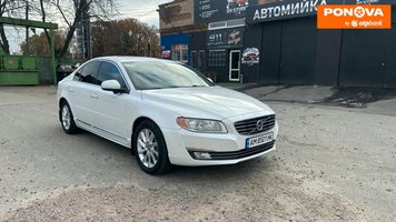 Volvo S80, 2014, Бензин, 1.97 л., 235 тис. км, Седан, Білий, Житомир Cars-Pr-265375 фото