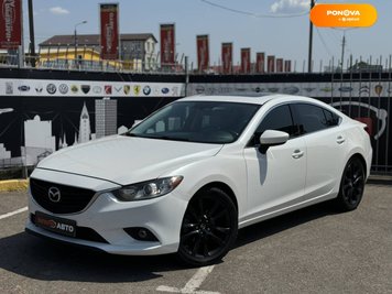 Mazda 6, 2014, Бензин, 2.49 л., 221 тис. км, Седан, Білий, Київ 110004 фото