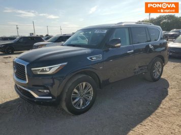 Infiniti QX80, 2018, Бензин, 5.55 л., 161 тис. км, Позашляховик / Кросовер, Синій, Київ Cars-EU-US-KR-255971 фото