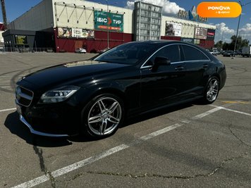 Mercedes-Benz CLS-Class, 2015, Бензин, 3 л., 136 тис. км, Седан, Чорний, Київ Cars-Pr-244199 фото