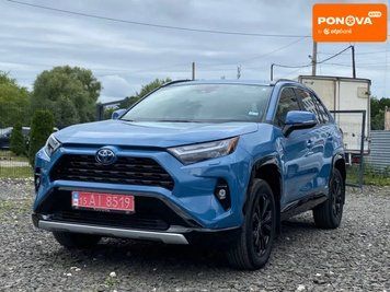 Toyota RAV4, 2024 г., Гибрид (HEV), 32 тыс. км, Внедорожник / Кроссовер, Синий, Львов AT-10422584 фото