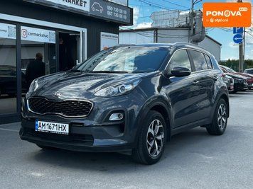Kia Sportage, 2021 р., Бензин, 65 тис. км, Позашляховик / Кросовер, Сірий, Житомир AT-10418241 фото