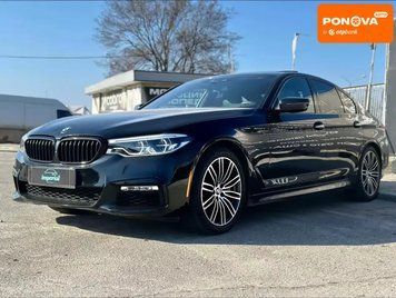 BMW 5 Series, 2017 р., Бензин, 84 тис. км, Седан, Чорний, Харків AT-10416221 фото