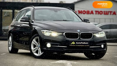 BMW 3 Series, 2015, Дизель, 2 л., 210 тис. км, Універсал, Чорний, Київ 49320 фото