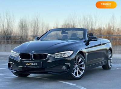 BMW 4 Series, 2014, Дизель, 2 л., 188 тис. км, Кабріолет, Чорний, Київ 28196 фото