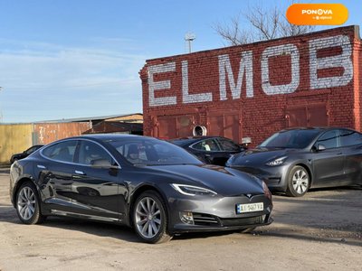 Tesla Model S, 2016, Електро, 251 тис. км, Ліфтбек, Сірий, Київ 43635 фото