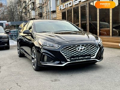 Hyundai Sonata, 2018, Бензин, 2.4 л., 48 тис. км, Седан, Чорний, Київ 16154 фото