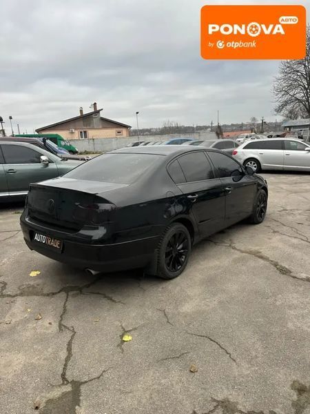 Volkswagen Passat, 2007 г., Газ пропан-бутан / Бензин, 333 тыс. км, Седан, Чорный, Запорожье AT-10409126 фото