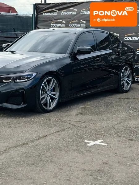 BMW 3 Series, 2021 р., Бензин, 61 тис. км, Седан, Чорний, Київ AT-10418370 фото