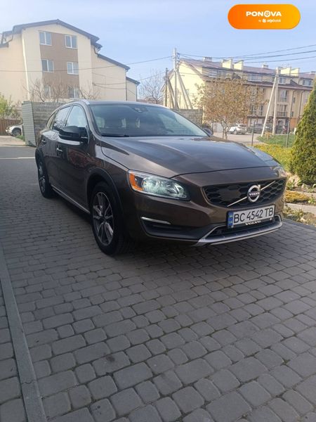 Volvo V60, 2015, Бензин, 2.5 л., 132 тис. км, Універсал, Коричневий, Львів Cars-Pr-68392 фото