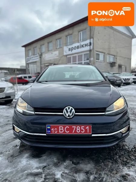 Volkswagen Golf, 2018 р., Бензин, 114 тис. км, Універсал, Синій, Сміла AT-10410510 фото