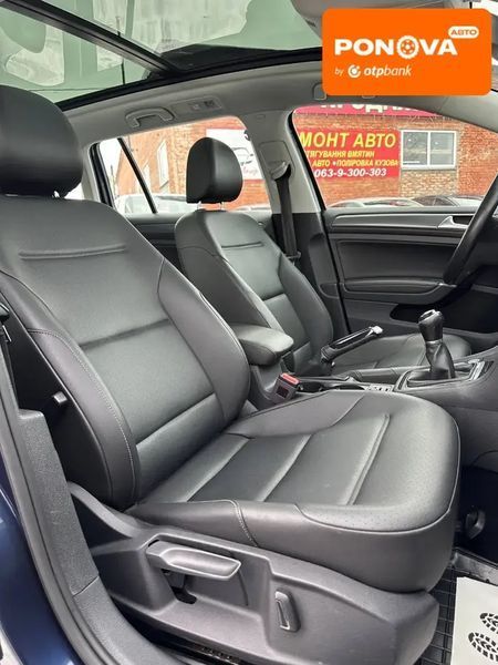 Volkswagen Golf, 2018 р., Бензин, 114 тис. км, Універсал, Синій, Сміла AT-10410510 фото