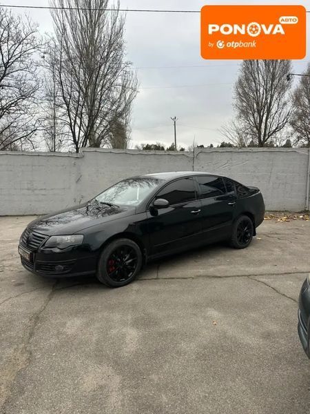 Volkswagen Passat, 2007 г., Газ пропан-бутан / Бензин, 333 тыс. км, Седан, Чорный, Запорожье AT-10409126 фото