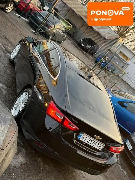 Chevrolet Malibu, 2016 г., Гібрид (MHEV), 147 тыс. км, Седан, Чорный, Запорожье AT-10409485 фото