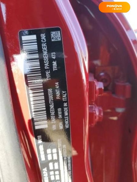 Alfa Romeo Giulia, 2018, Бензин, 2 л., 68 тыс. км, Седан, Красный, Львов Cars-EU-US-KR-45510 фото