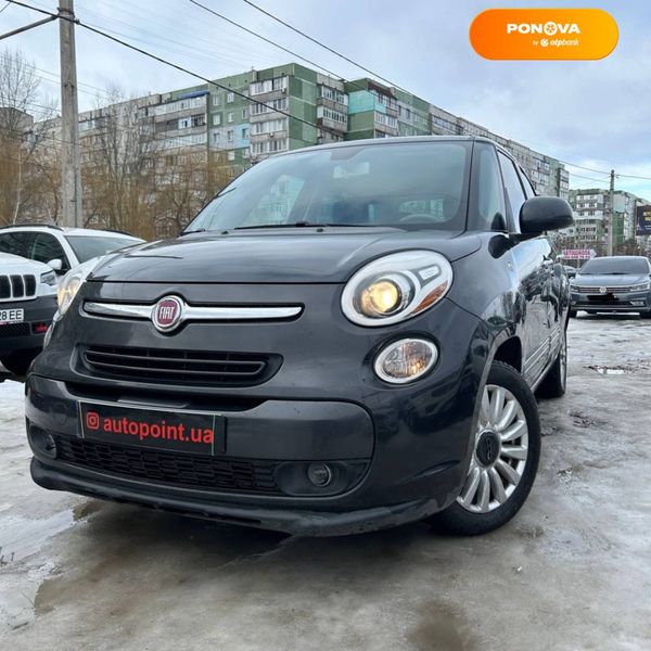 Fiat 500L, 2013, Газ пропан-бутан / Бензин, 1.37 л., 157 тыс. км, Хетчбек, Чорный, Сумы 15656 фото