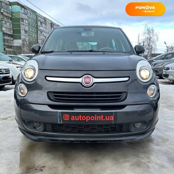 Fiat 500L, 2013, Газ пропан-бутан / Бензин, 1.37 л., 157 тыс. км, Хетчбек, Чорный, Сумы 15656 фото