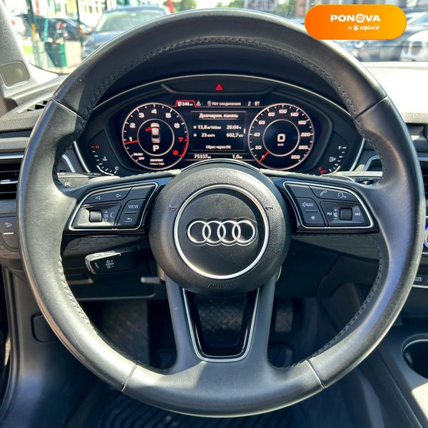 Audi A4, 2017, Бензин, 1.98 л., 75 тыс. км, Седан, Чорный, Сумы 110846 фото