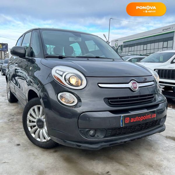 Fiat 500L, 2013, Газ пропан-бутан / Бензин, 1.37 л., 157 тыс. км, Хетчбек, Чорный, Сумы 15656 фото