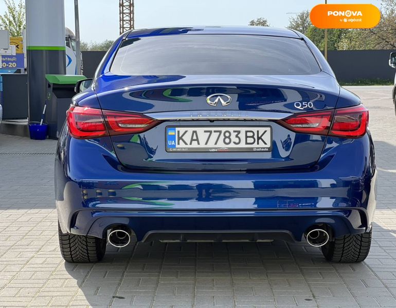 Infiniti Q50, 2019, Бензин, 2 л., 41 тыс. км, Седан, Синий, Ужгород Cars-Pr-65332 фото