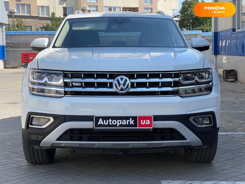 Volkswagen Atlas, 2019, Бензин, 2 л., 95 тис. км, Позашляховик / Кросовер, Білий, Одеса 27515 фото